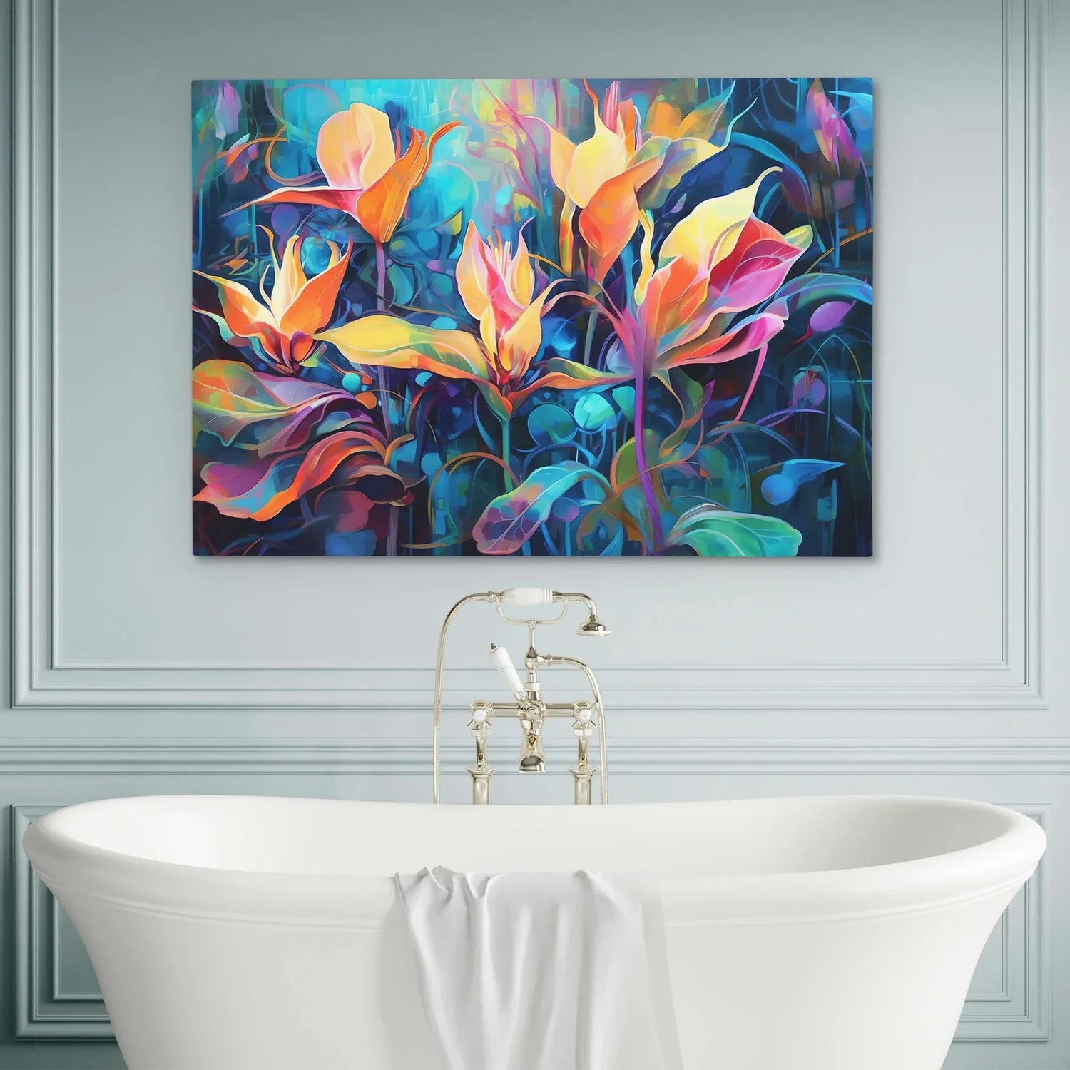 bathroom art